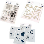 Pinkfresh Studio Framed Art Stamps Dies And Stencils Bundle