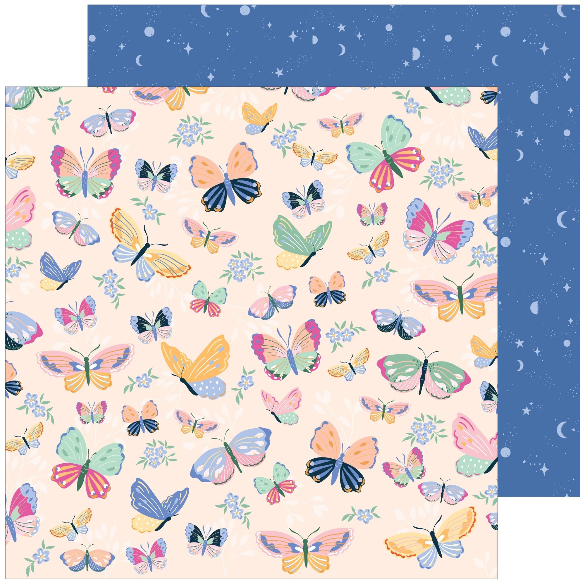 Pinkfresh Studio Fresh Start 12 x 12 Paper Pack 318526 Chasing Dreams