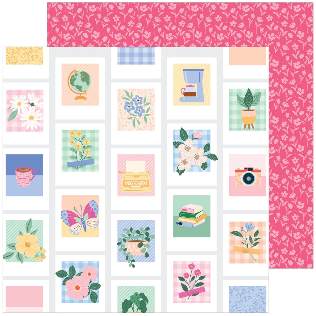 Pinkfresh Studio Fresh Start 12 x 12 Paper Pack 318526 Day By Day