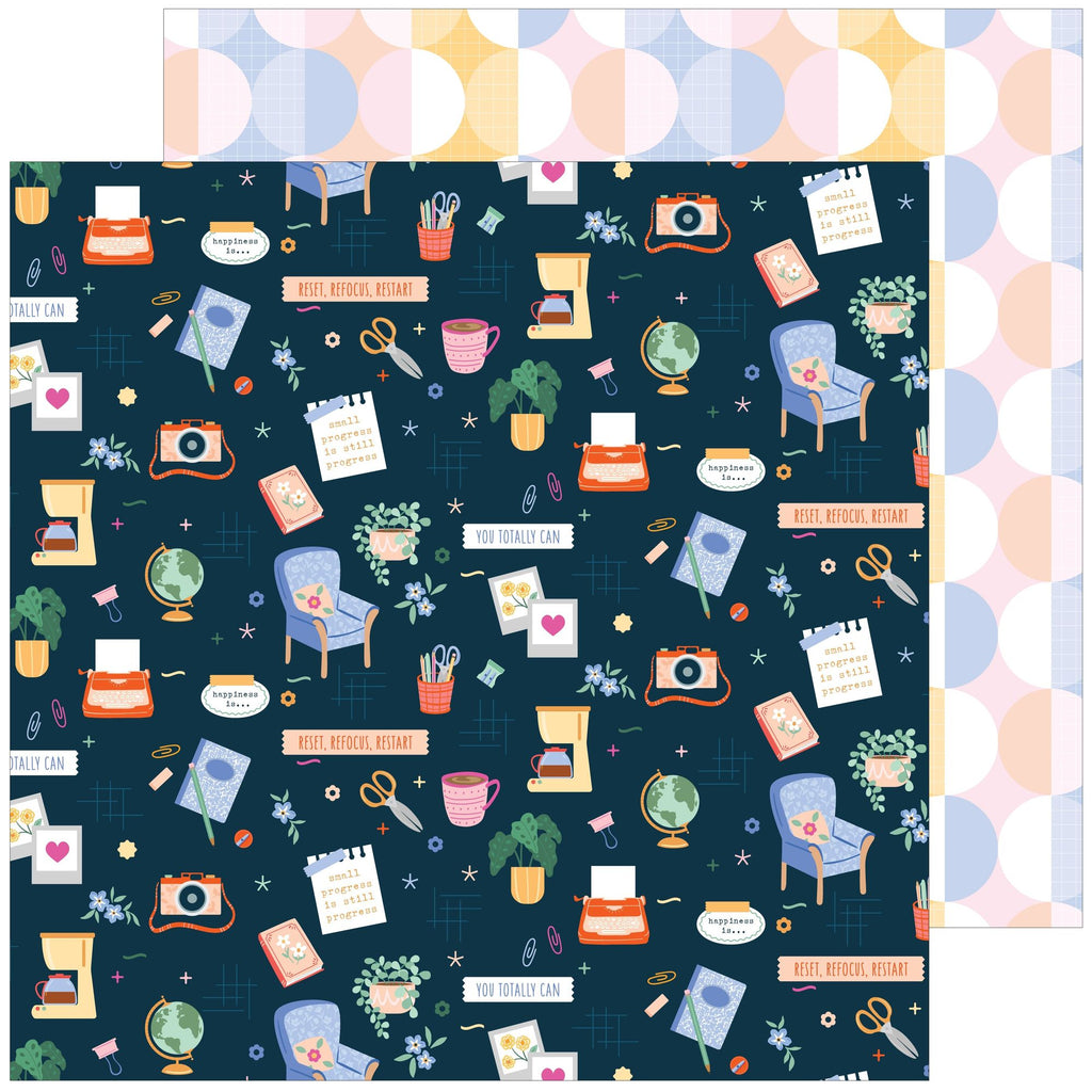 Pinkfresh Studio Fresh Start 12 x 12 Paper Pack 318526 Little Things