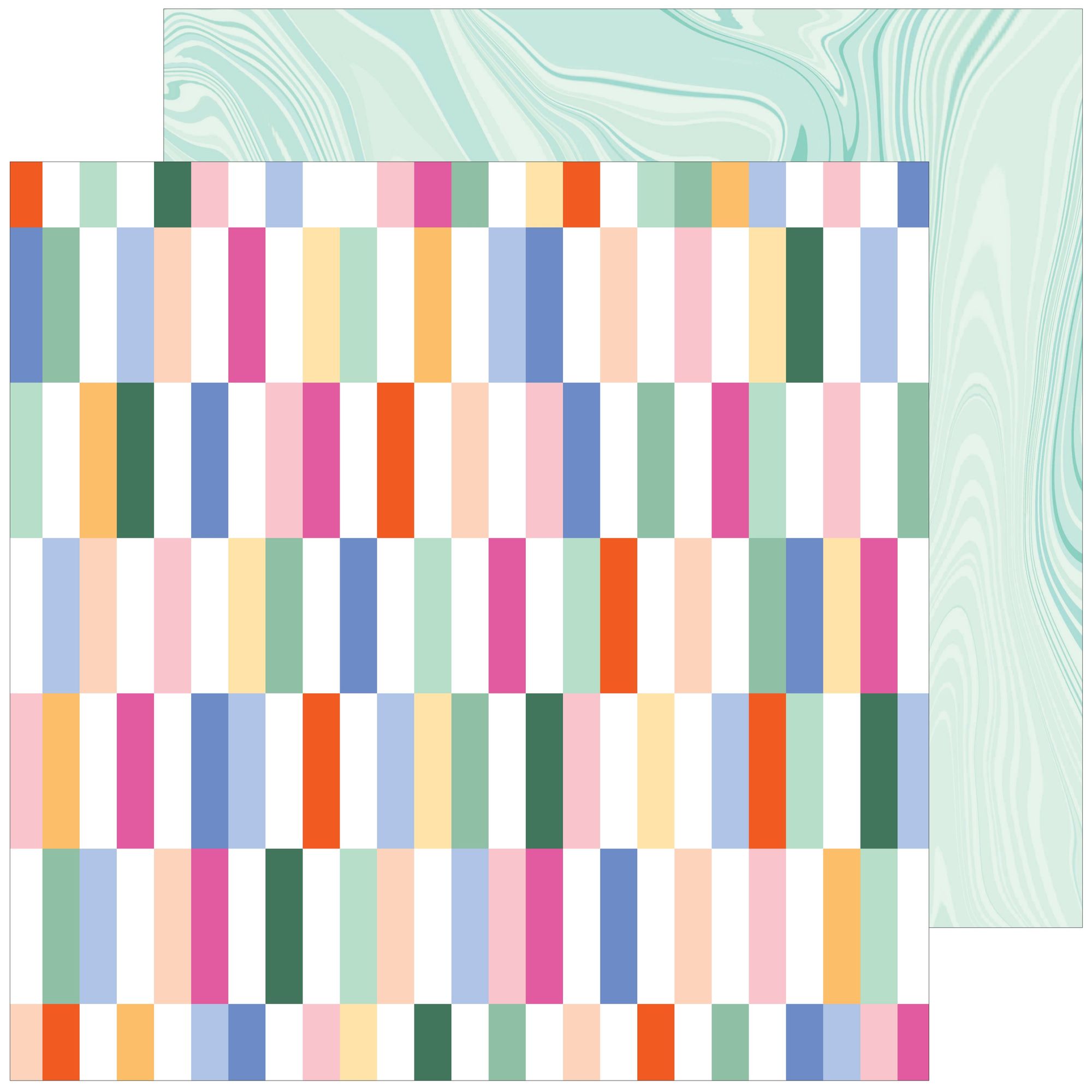 Pinkfresh Studio Fresh Start 12 x 12 Paper Pack 318526 Wildly Capable