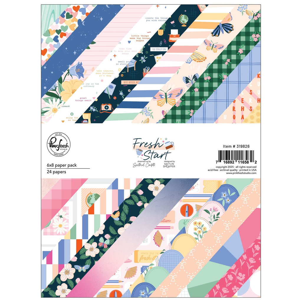 Pinkfresh Studio Fresh Start 6 x 8 Paper Pack 319826