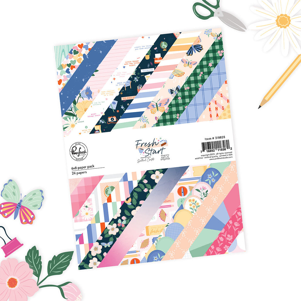 Pinkfresh Studio Fresh Start 6 x 8 Paper Pack 319826 Product Image