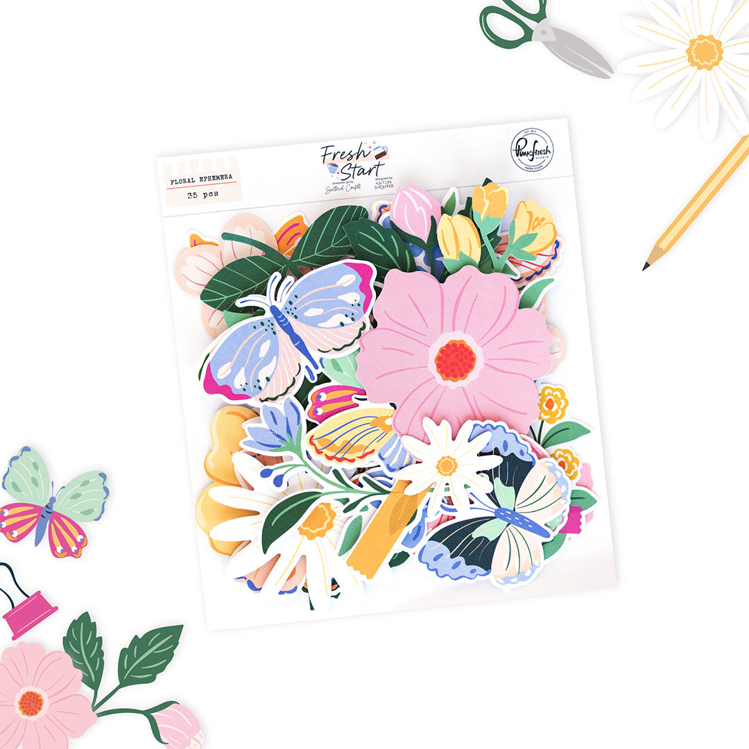Pinkfresh Studio Fresh Start Floral Ephemera 320326 Product Image