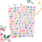 Pinkfresh Studio Fresh Start Puffy Alpha Stickers 320426 Product Image