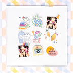Pinkfresh Studio Fresh Start Puffy Alpha Stickers 320426 Today Is Full Of Sunshine Layout