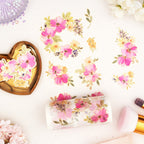 Pinkfresh Studio Garden Grace Clear Stamps Dies Stencils And Washi Tape Bundle 323326 washi roll
