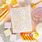 Pinkfresh Studio Garden Medley Die 277025 Hugs Card