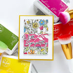 Pinkfresh Studio Garden Medley Die 277025 With Sympathy Card