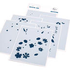 Pinkfresh Studio Garden Medley Stencil Set 273925