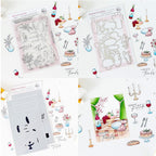 Pinkfresh Studio Gathered In Gratitude Clear Stamps Dies And Stencils Bundle