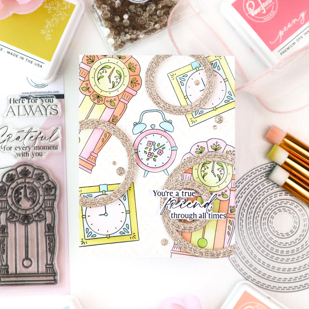 Pinkfresh Studio Good Times Clear Stamps 273025 You're A True Friend Through All Times