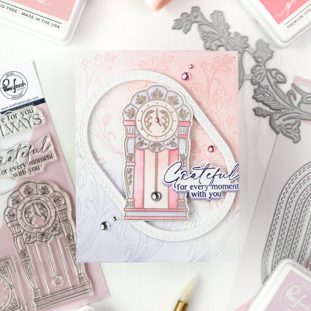 Pinkfresh Studio Good Times Dies 273125 Grateful For Every Moment Card