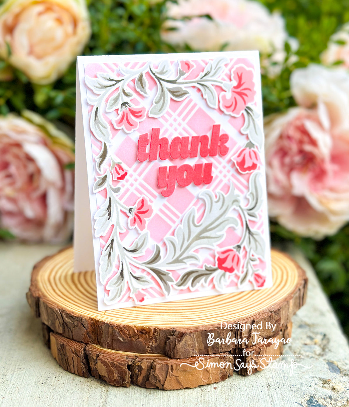 Pinkfresh Studio Grace and Gratitude STAMPtember Exclusive Stamps 2506ssc Lush Floral Card Barbara Tarayao | color-code:ALT01