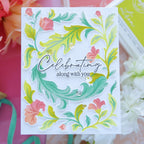 Pinkfresh Studio Grace and Gratitude STAMPtember Exclusive Stamps Dies and Stencils Lush Floral Card Laura Bassen | color-code:ALT02