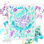 Pinkfresh Studio Grace and Gratitude STAMPtember Exclusive Stamps Dies and Stencils Lush Floral Card Suzy Plantamura | color-code:ALT05