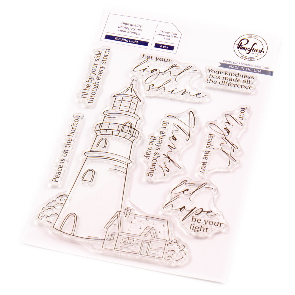 Pinkfresh Studio Guiding Light Stamps Dies Stencils And Press Plates Bundle 277525