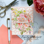 Pinkfresh Studio Handpicked Flowers Stamps And Dies Bundle Emily Midgett Card
