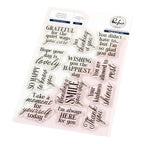Pinkfresh Studio Heartfelt Chapters Clear Stamps And Dies Bundle 310025 High quality photopolymer clear stamps