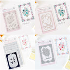 Pinkfresh Studio Heirloom Cottage Clear Stamps Dies Stencils And Press Plates Bundle