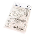 Pinkfresh Studio Herb Garden Stamps Dies And Stencils Bundle 263724