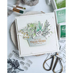 Pinkfresh Studio Herb Garden Stamps Dies And Stencils Bundle Gardening Card | color-code:ALT01