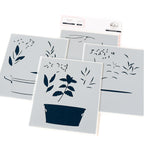 Pinkfresh Studio Herb Garden Stencils 263924