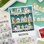 Pinkfresh Studio Holiday Treasures Clear Stamps 332726 Hope Your Christmas Is Filled With All Your Favorite Things Card