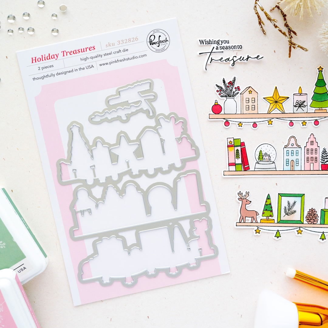 Pinkfresh Studio Holiday Treasures Dies 332826