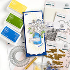 Pinkfresh Studio Inky Bouquet Stencil Set 191723 Thanks for Everything Card