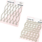 Pinkfresh Studio Interlaced Diamonds Die And Press Plate Bundle