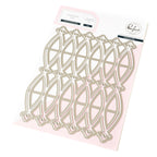 Pinkfresh Studio Interlaced Diamonds Die And Press Plate Bundle 259924