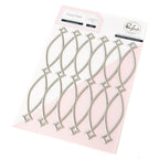 Pinkfresh Studio Interlaced Diamonds Die And Press Plate Bundle 260024