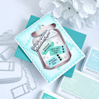 Pinkfresh Studio Jar Of Wishes Dies And Stencils Bundle Weekend Getaway Shaker Card