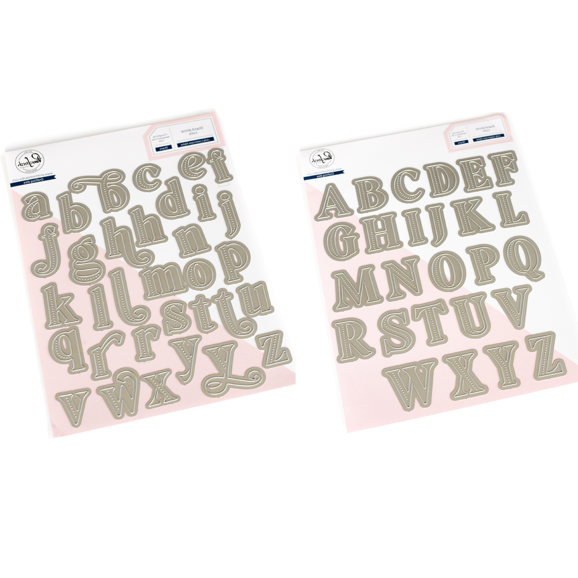 Pinkfresh Studio Jody Alpha Dies Bundle Flipped