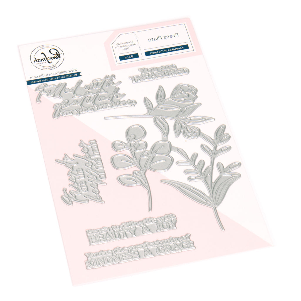 Pinkfresh Studio Keepsakes Of The Heart Press Plates 274425 Alternate View