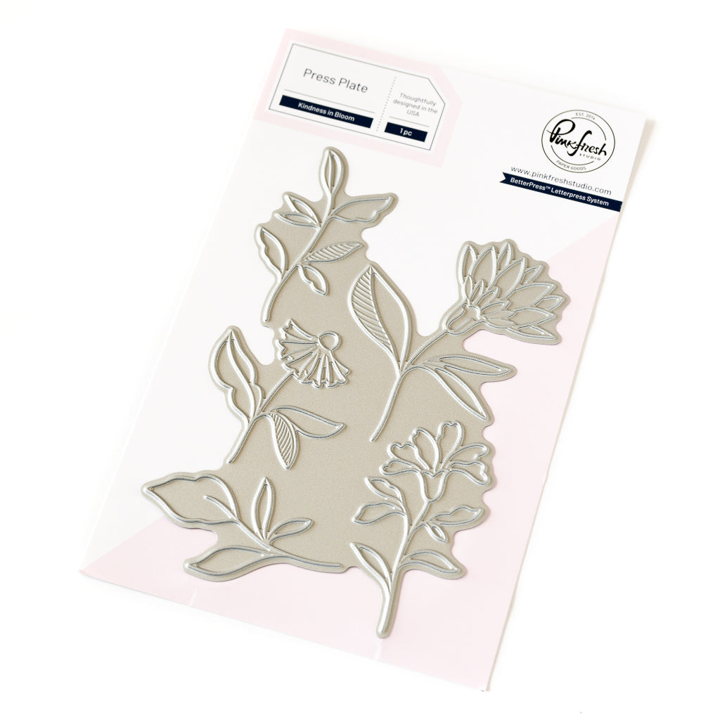 Pinkfresh Studio Kindness In Bloom Press Plate 257124