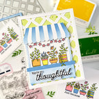 Pinkfresh Studio Lacy Lattice Coverplate Die 298525 You're So Thoughtful Card