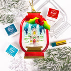 Pinkfresh Studio Lantern Landscapes Snowy Cottage Stencils 292625 Christmas Scene