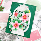 Pinkfresh Studio Lantern Landscapes Stencils 275125 Warm Holiday Wishes