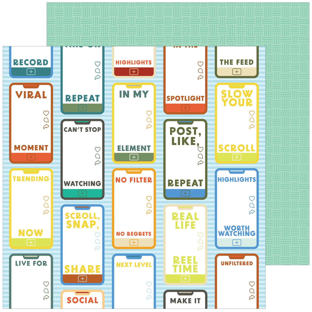 Pinkfresh Studio Legendary 12 x 12 Paper Pack 285025 Real Life