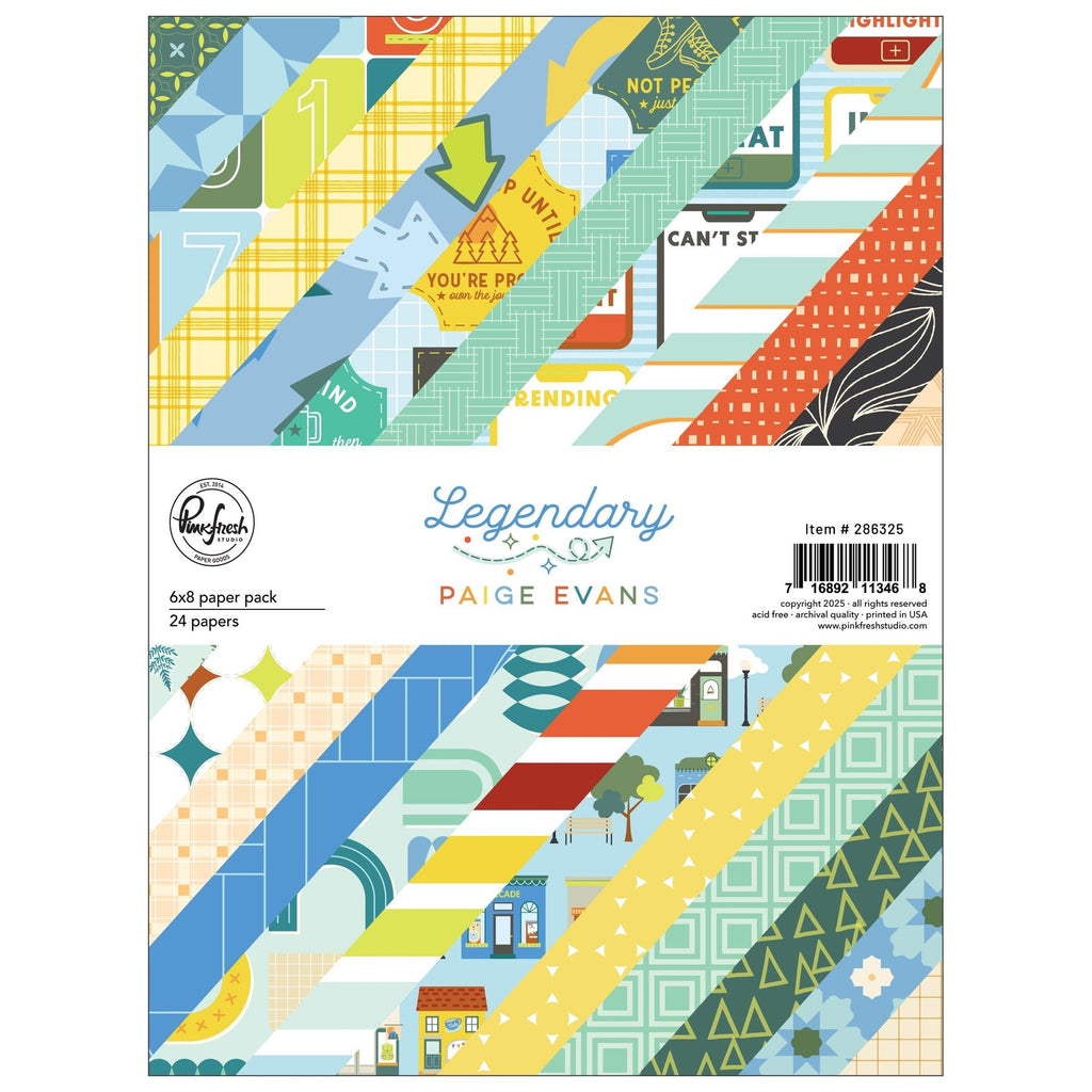 Pinkfresh Studio Legendary 6 x 8 Paper Pack 286325