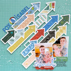 Pinkfresh Studio Legendary 6 x 8 Paper Pack 286325 Baby Layout