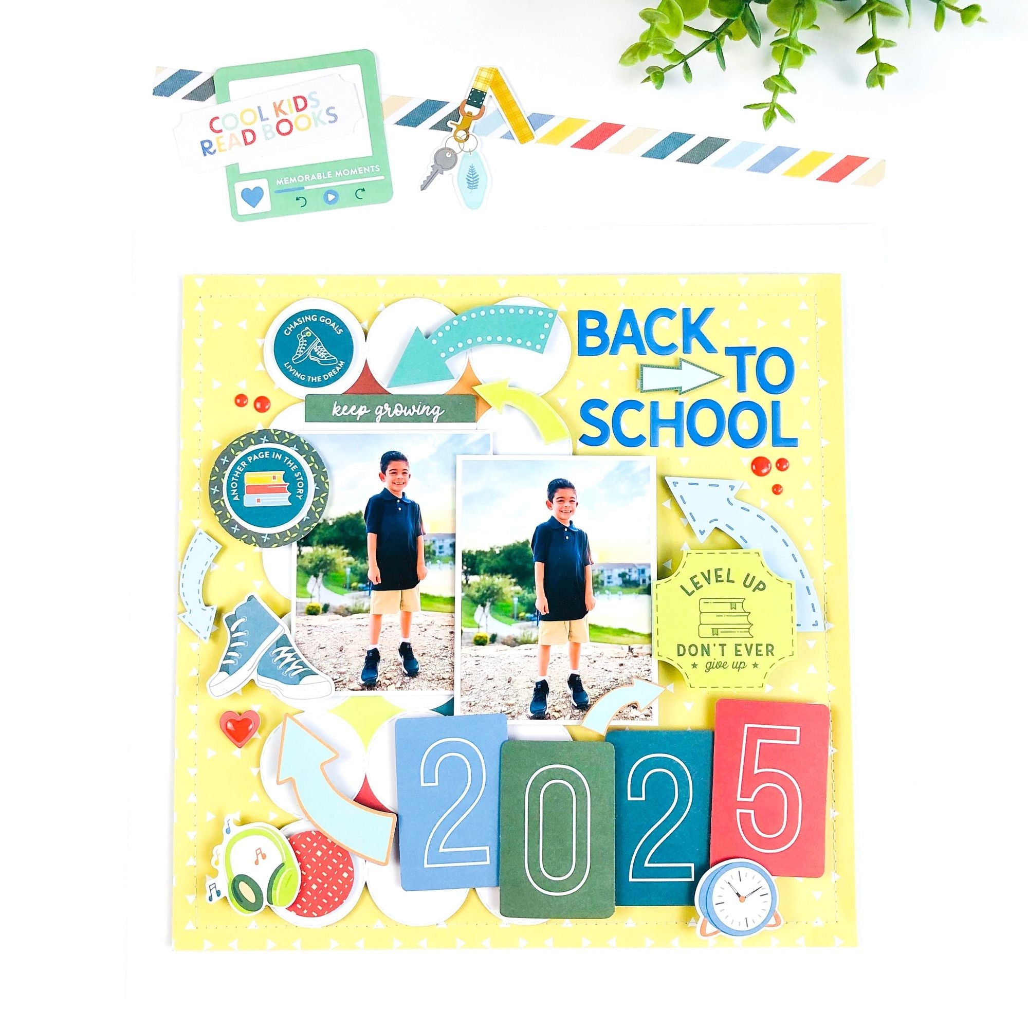 Pinkfresh Studio Legendary Journaling Ephemera 286825 Back To School Layout