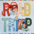 Pinkfresh Studio Legendary Journaling Ephemera 286825 Road Trip Disney Layout