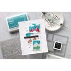 Pinkfresh Studio Licorice Dye Ink Pad pfdi045 Winter Postage Scene Card | color-code:ALT02