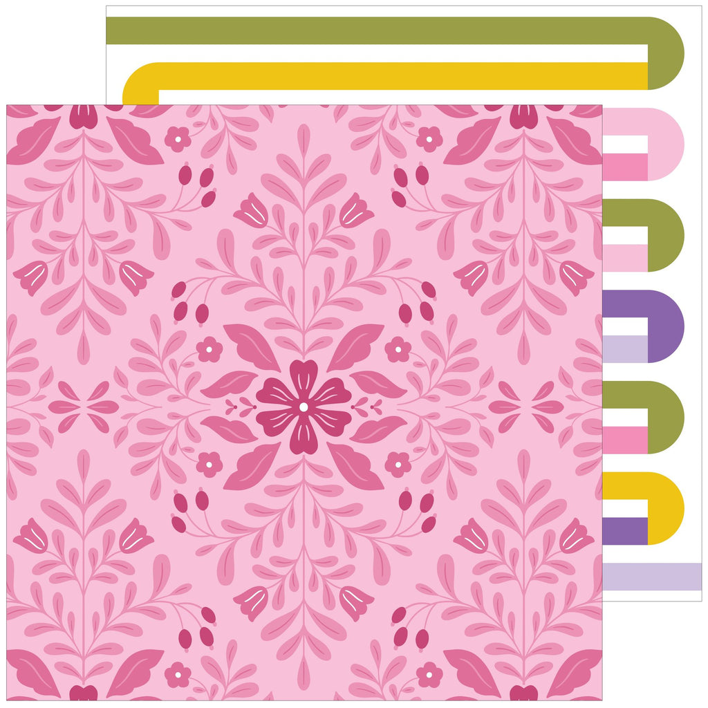 Pinkfresh Studio Lovely Lane 12 x 12 Paper Pack 280225 Life You Love