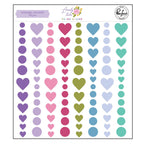 Pinkfresh Studio Lovely Lane Enamel Shapes 282325
