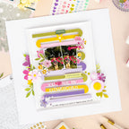 Pinkfresh Studio Lovely Lane Floral Ephemera 281625 You Are My Flowerchild Layout
