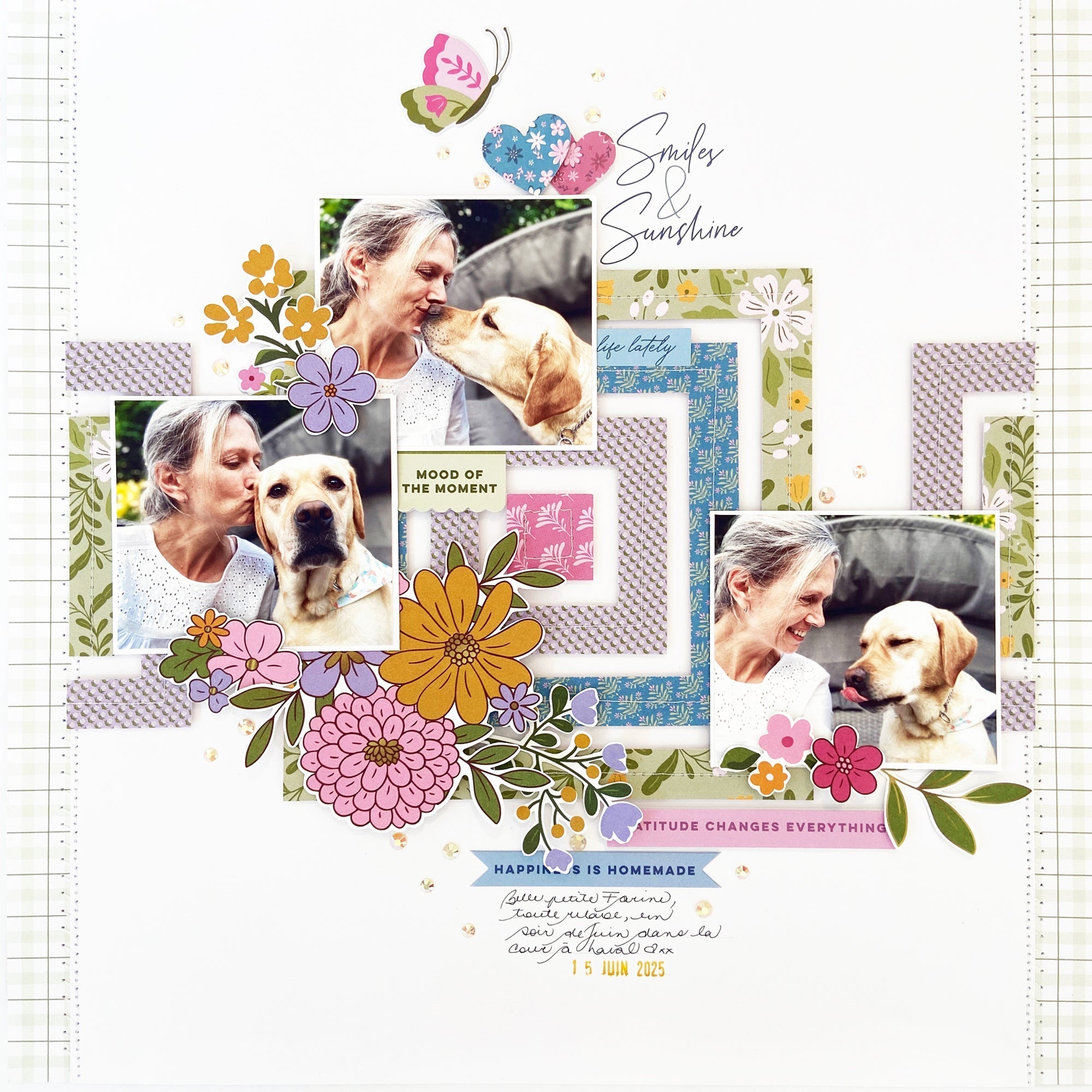 Pinkfresh Studio Lovely Lane Rub-ons 281825 Pets Layout